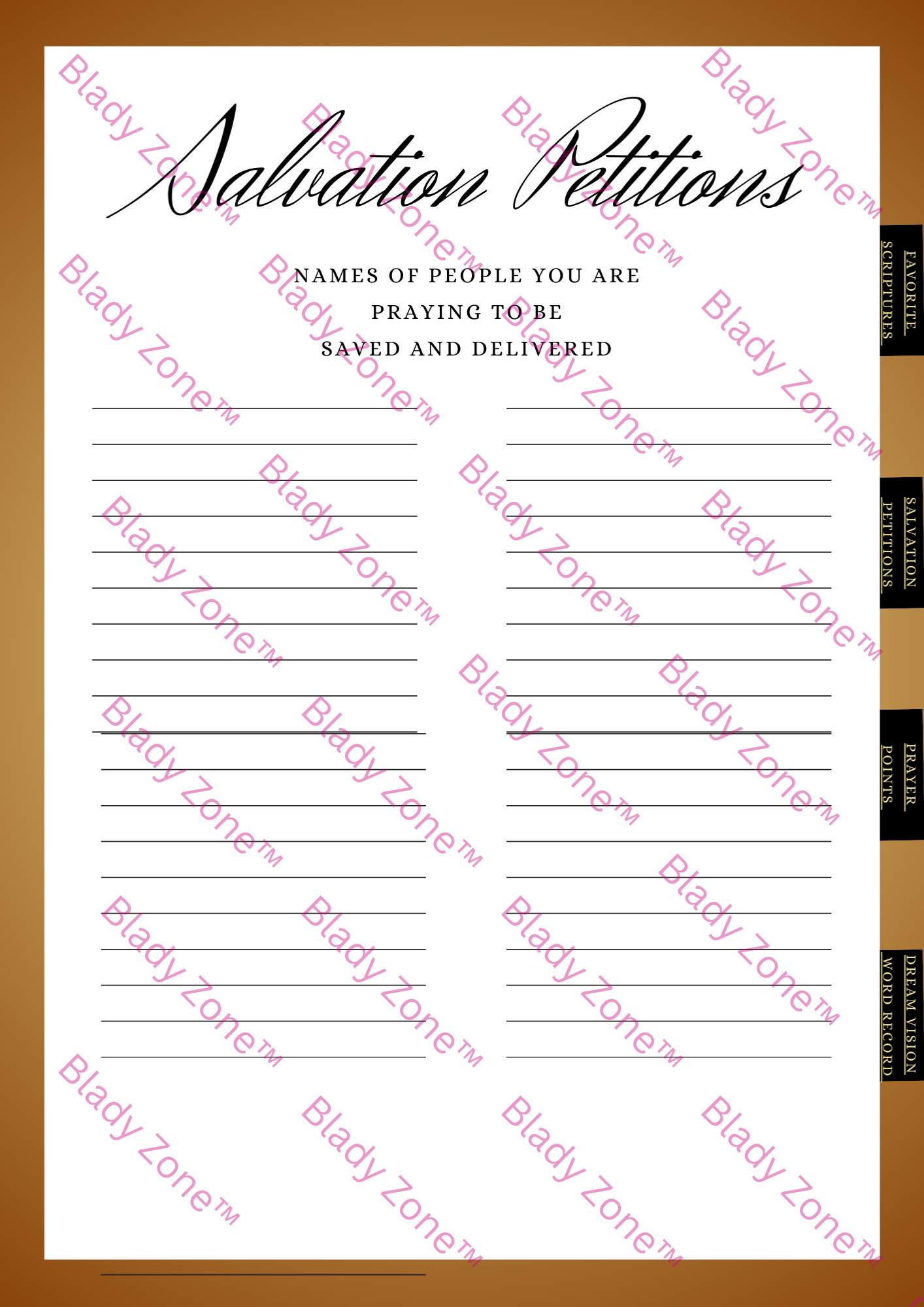 Dreamers Prayer Journal