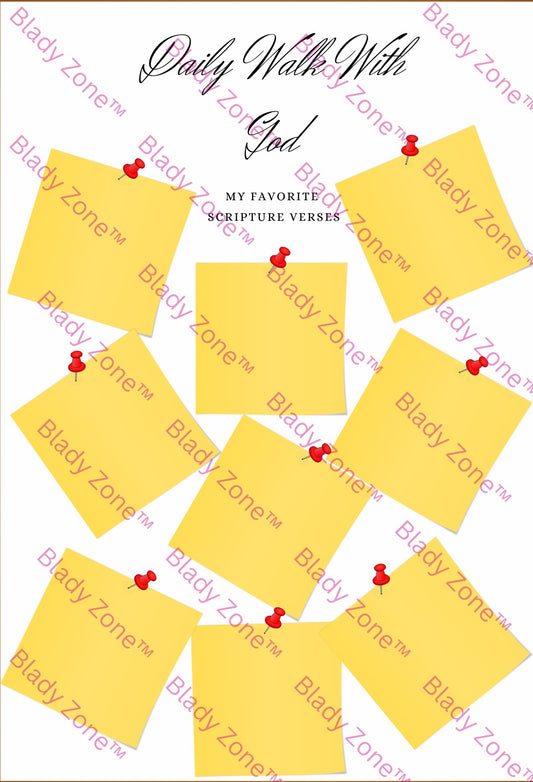 Favorite Scriptures Printable Sheet