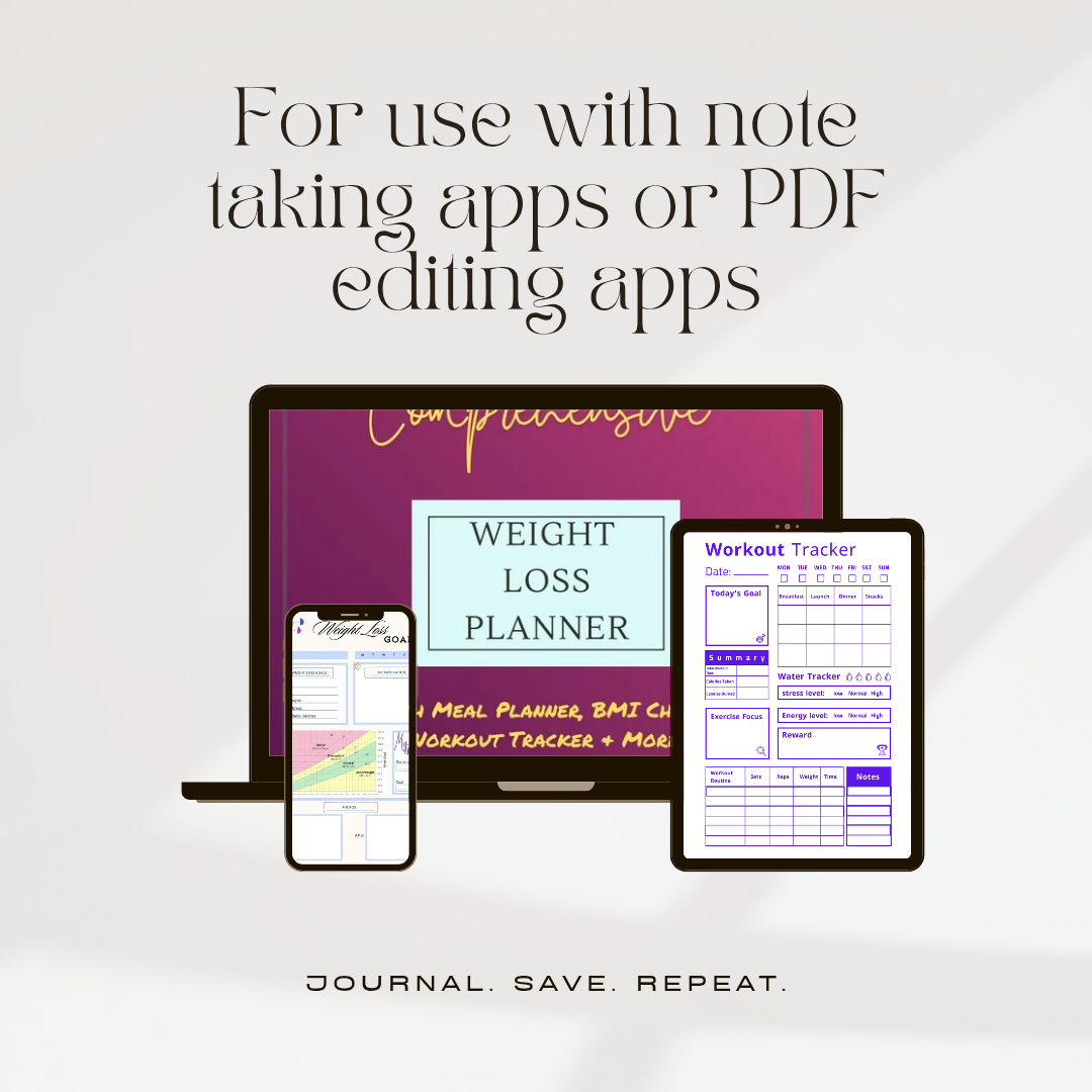 Comprehensive Weight Loss Planner